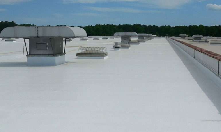 flat roof membrane electronic leak detection