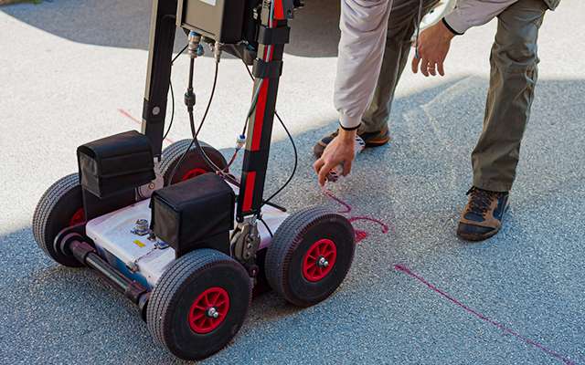 a ground penetrating radar