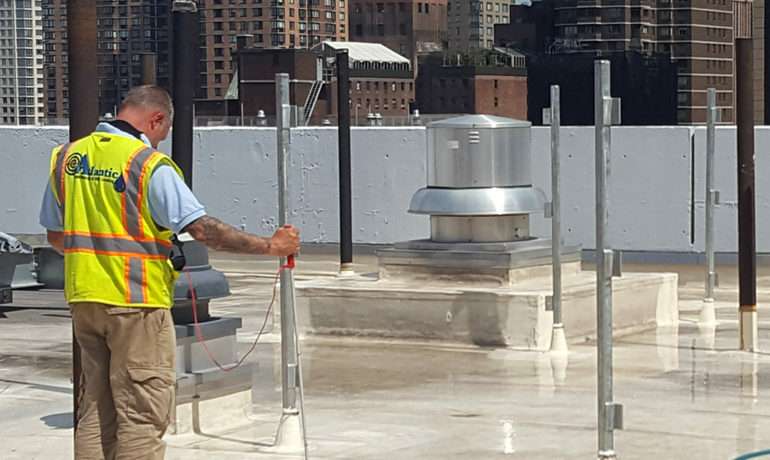 Flat Roof Leak Detection